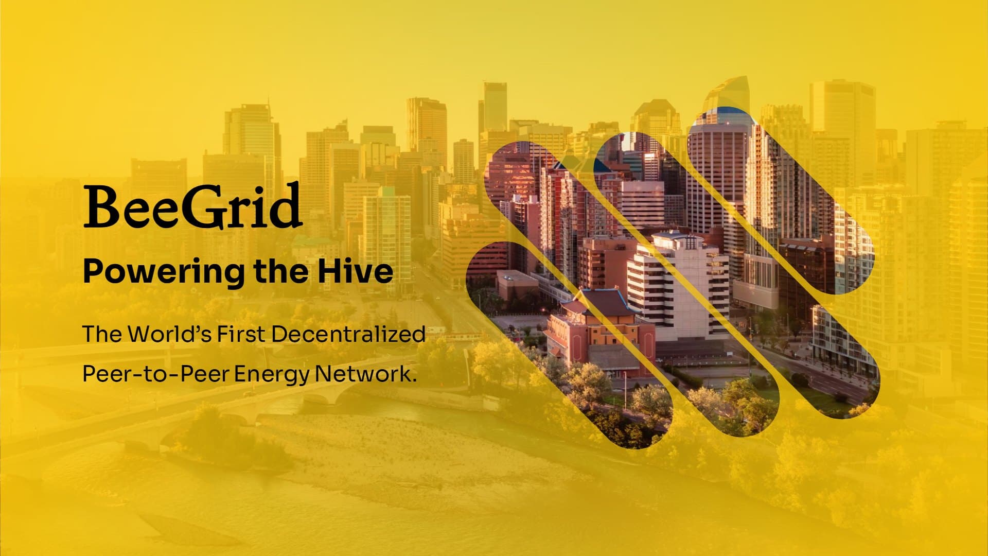 BeeGrid - Startup Business Proposal slide 1